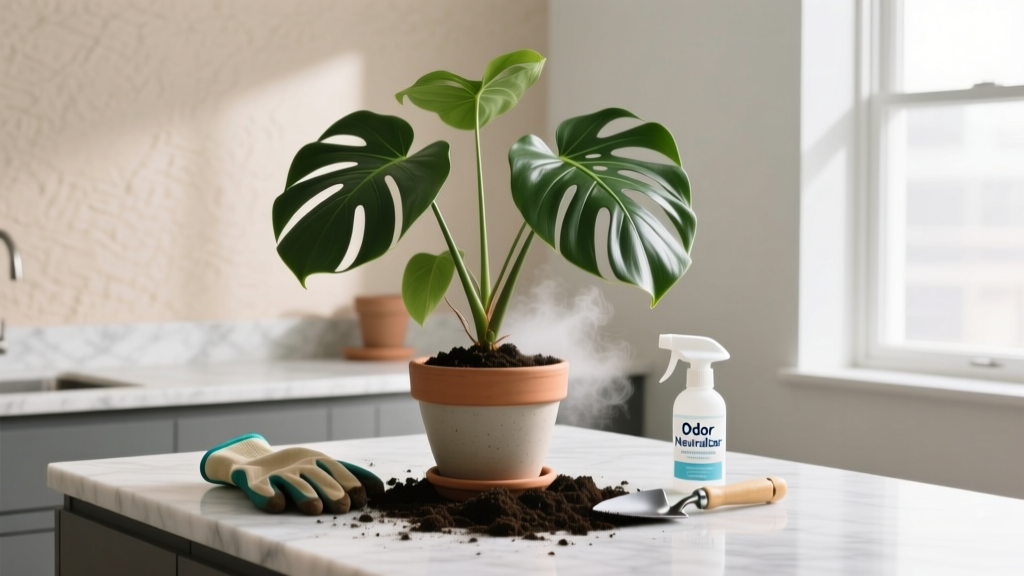 How to Control Odor of Indoor Plants Repotting Guide: 7 Science-Backed Steps That Eliminate Musty Smells in Under 10 Minutes (No More Embarrassing 'Wet Dog' Air When Guests Walk In)