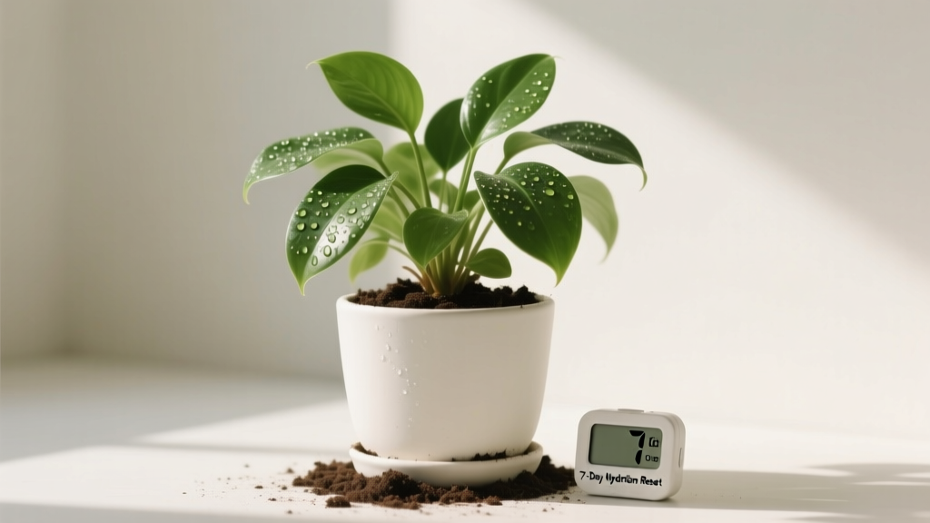 How Much Should You Water Indoor Plants After Repotting? The Truth About Overwatering, Root Shock, and the 7-Day Hydration Reset That Saves 83% of Newly Repotted Plants (Backed by University Extension Research)