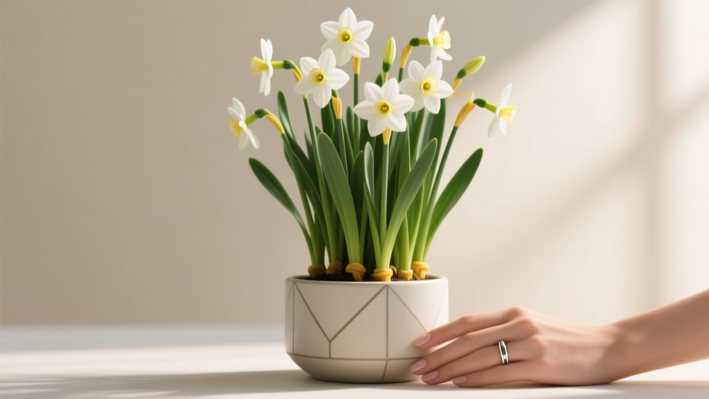 How to Plant Paperwhites Indoors in Bright Light: The 5-Step Method That Prevents Leggy Stems, Yellowing Leaves, and Floppy Blooms—Even for Beginners