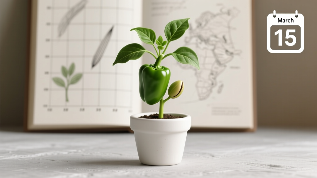 Small When to Start Planting Peppers Indoors? Here’s the Exact Date Window (Based on Your USDA Zone + Frost Dates) — Avoid Leggy Seedlings, Wasted Seeds, and Late Harvests