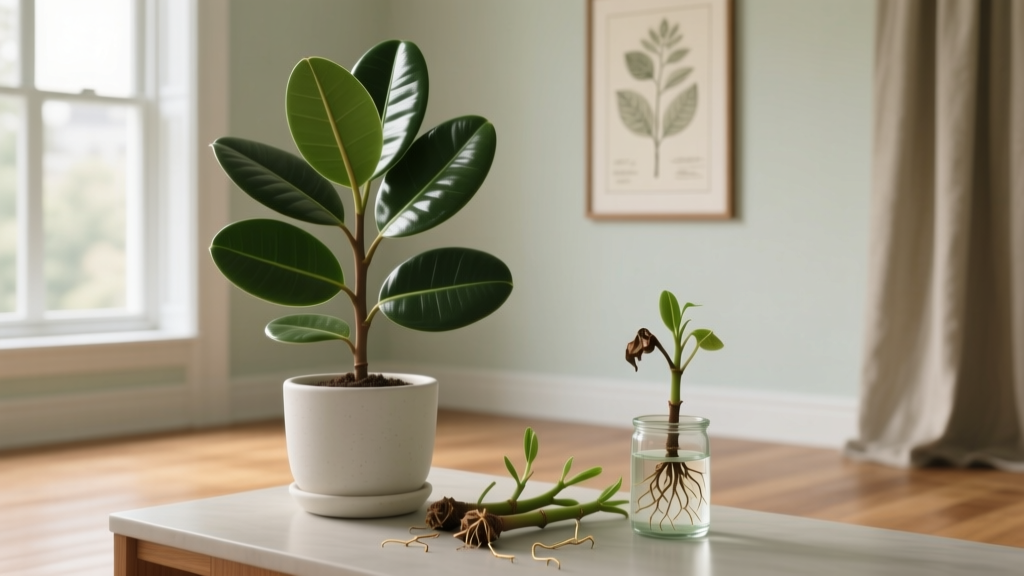 Rubber Plant Propagation Mistakes That Kill Cuttings (And How to Fix Them in 4 Simple Steps): A Succulent-Inspired, Low-Risk Guide to Cutting & Rooting Your Ficus elastica Successfully