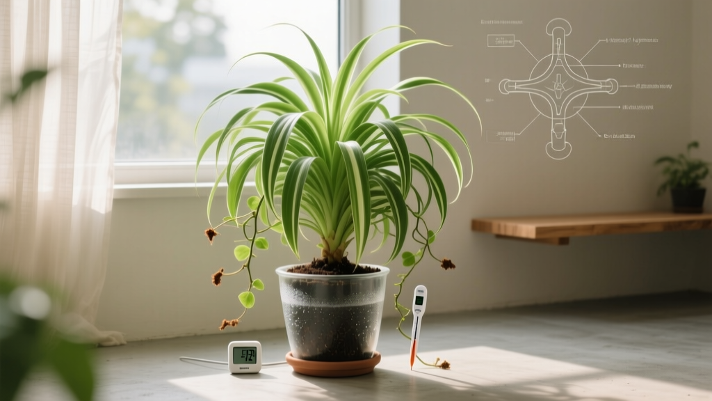 Where to Put a Large Spider Plant Indoors: 7 Strategic Spots That Prevent Legginess, Boost Air Purification, and Stop Brown Tips — Backed by Horticultural Science