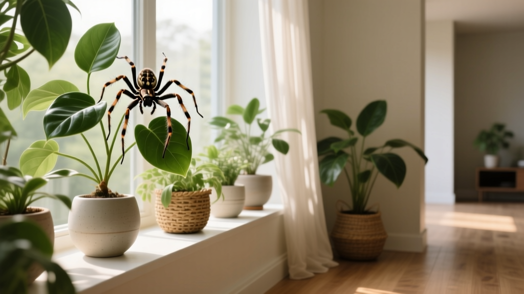 Large Spiders on Indoor Plants? Don’t Panic—Here’s the Safe, Non-Toxic, Plant-Safe 5-Step Protocol That Actually Works (No Pesticides, No Damage, No Reinfestation)