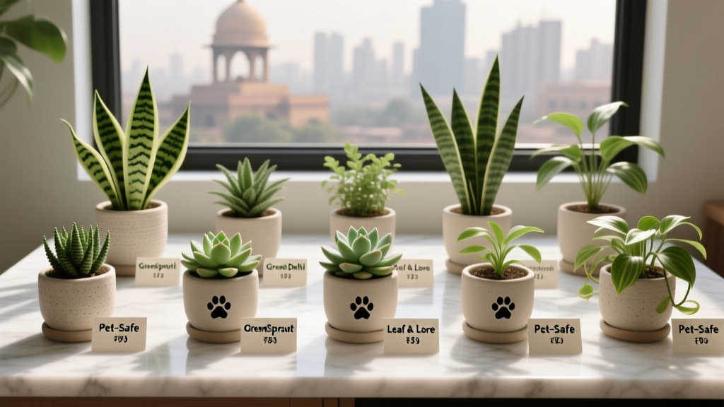 Slow-Growing Indoor Plants in Delhi (2026)