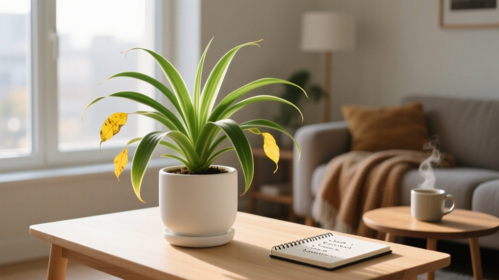 How to Care for Spider Plants Indoors in Winter With Yellow Leaves: 7 Science-Backed Fixes That Stop Yellowing in 10 Days (No More Guesswork or Guesstimates)