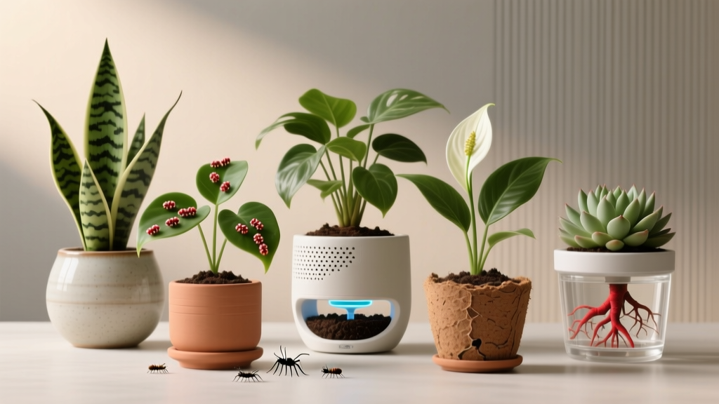 What Are the Best Planters for Indoor Plants Pest Control? 7 Science-Backed Designs That Stop Fungus Gnats, Mealybugs & Root Rot Before They Start (No More Sticky Leaves or Soil Crawlers!)