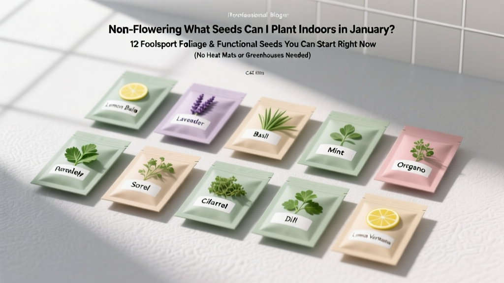 Non-Flowering Seeds to Plant Indoors in January (2026)