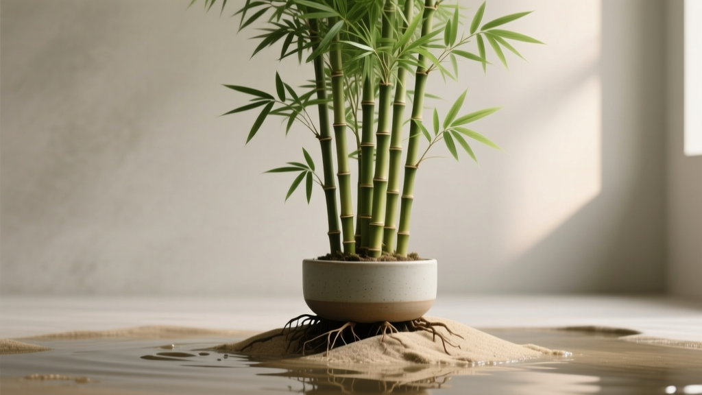 Why Your Indoor Bamboo Keeps Drowning in Sand (and the 5-Step Fix That Actually Works for Slow-Growing Varieties Like Bambusa multiplex 'Alphonse Karr' and Fargesia robusta)