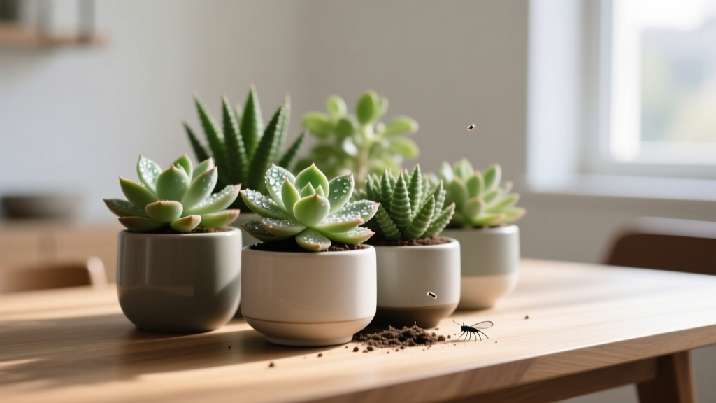 Succulent How to Repel Gnats from Indoor Plants: 7 Science-Backed, Pet-Safe Tactics That Work in 48 Hours (No Sticky Traps or Chemical Sprays Needed)