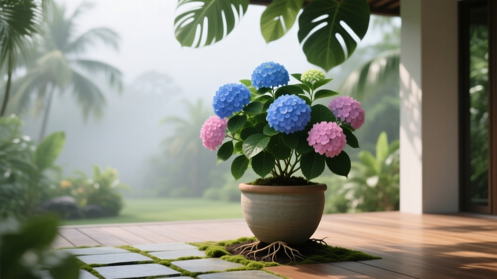 Tropical Why Is Hydrangea a Indoor or Outdoor Plant? The Truth About Growing Hydrangeas in Humid Heat — Spoiler: It’s Not About Location, It’s About Microclimate Control, Root Cooling, and Shade Strategy