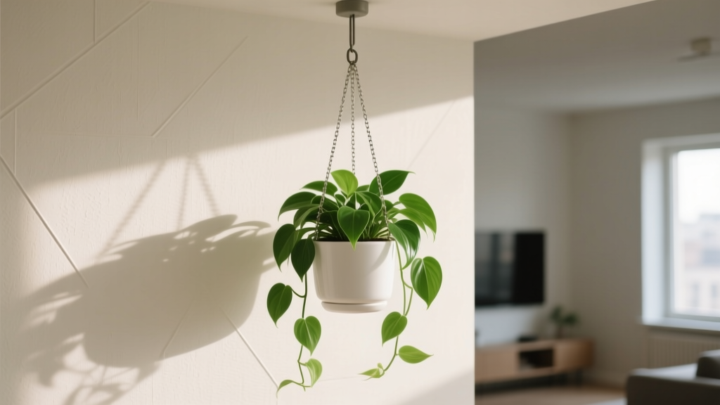 Why Your Ceiling-Hung Plants Are Dropping Leaves (And Exactly How to Stop It—Without Rewiring Your Apartment or Buying New Pots)