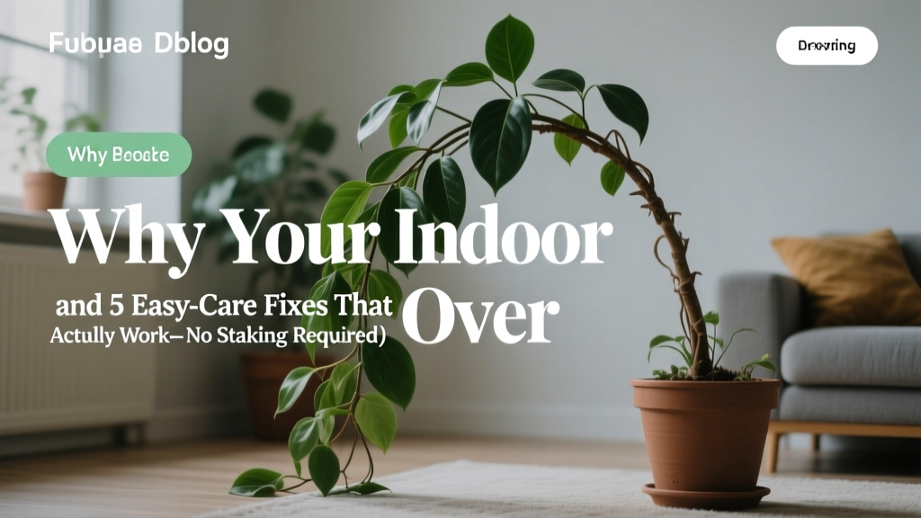 Why Your Indoor Plants Are Bending Over (and 5 Easy-Care Fixes That Actually Work—No Staking Required)