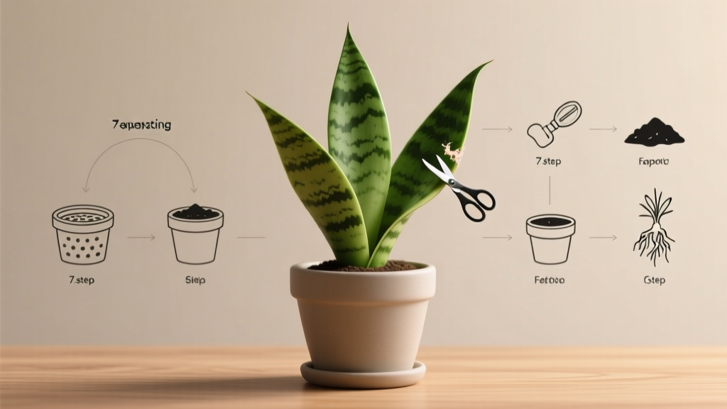How to Trim a Snake Plant Indoors & Repotting Guide: The Only 7-Step Method That Prevents Rot, Boosts Growth, and Saves Your Sansevieria From Overwatering Stress (No Scissors Required for Healthy Trimming!)