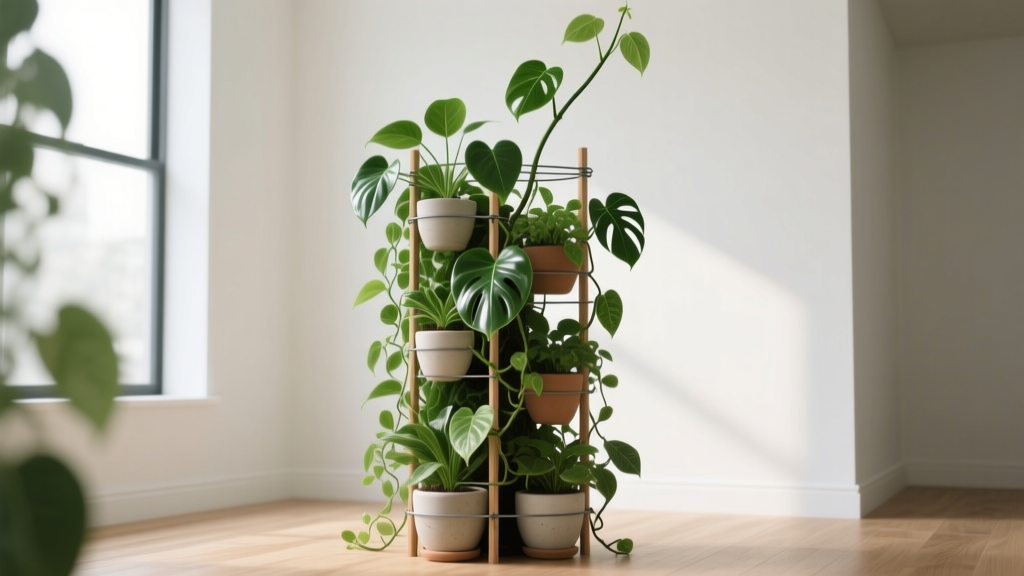How to Train an Indoor Plant to Climb from Cuttings: The 5-Step Method That Turns Leggy Stems Into Lush Vertical Gardens (No Trellis Expertise Required)