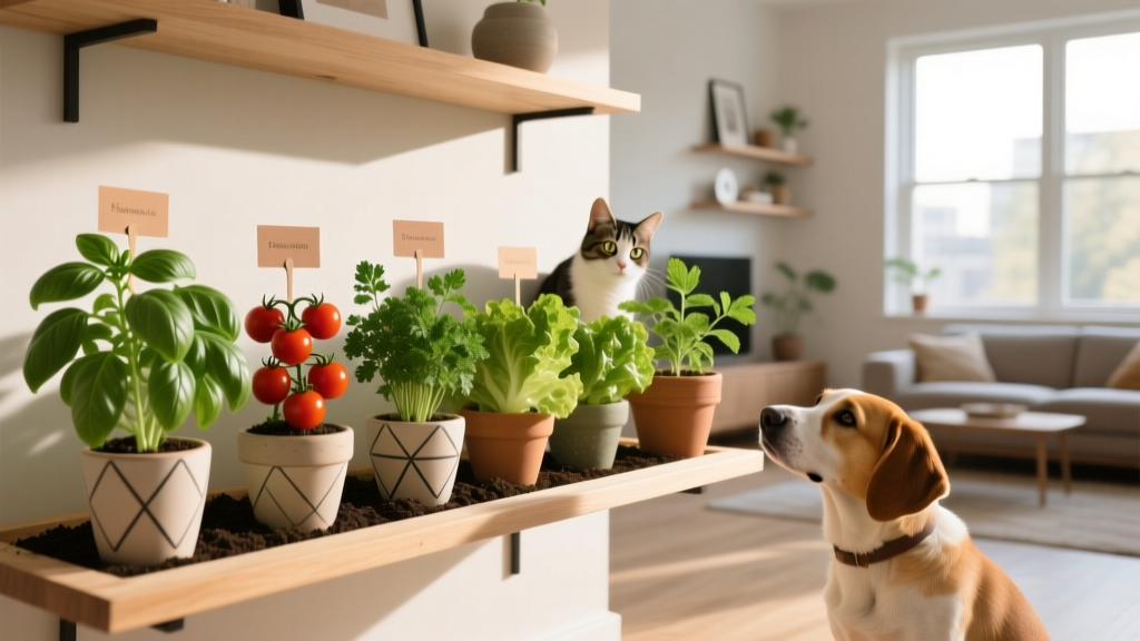 Pet Friendly How to Plant an Indoor Vegetable Garden: 7 Non-Toxic, Space-Smart Steps That Keep Your Dog Off the Basil & Your Cat Out of the Compost (No Vet Bills Required)