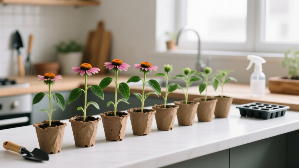 How to Plant Echinacea Seeds Indoors Repotting Guide: The 7-Step No-Fail Method That Prevents Leggy Seedlings, Root Shock, and Transplant Failure (Even for First-Time Growers)
