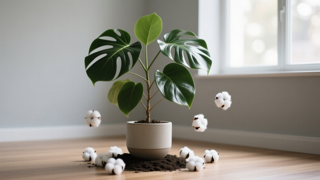 Flowering Why Put Cotton Balls in Plants Indoors? The Truth About This Viral 'Humidity Hack' — What Actually Works (and What Harms Your Plants)