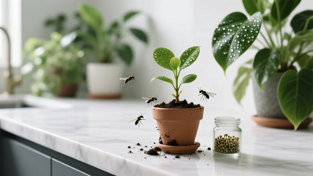 How to Rid Indoor Plants of Gnats from Cuttings: 7 Science-Backed Steps That Stop Fungus Gnat Infestations Before They Spread to Your Entire Collection (No Pesticides Needed)