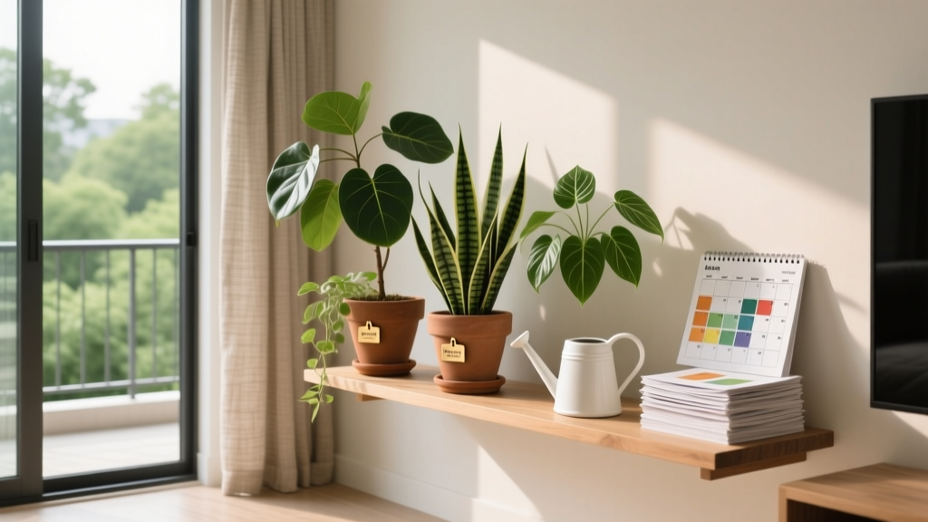 Stop Guessing Where to Store Indoor Plants Watering Schedule—Here’s the Exact Spot That Cuts Forgetfulness by 73% (Plus a Printable Calendar You’ll Actually Use)