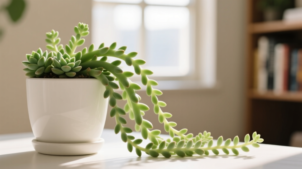 Why Your Donkey Tail Plant Won’t Flower Indoors (And Exactly How to Care for It Anyway — 7 Non-Flowering-Safe Steps That Actually Work)