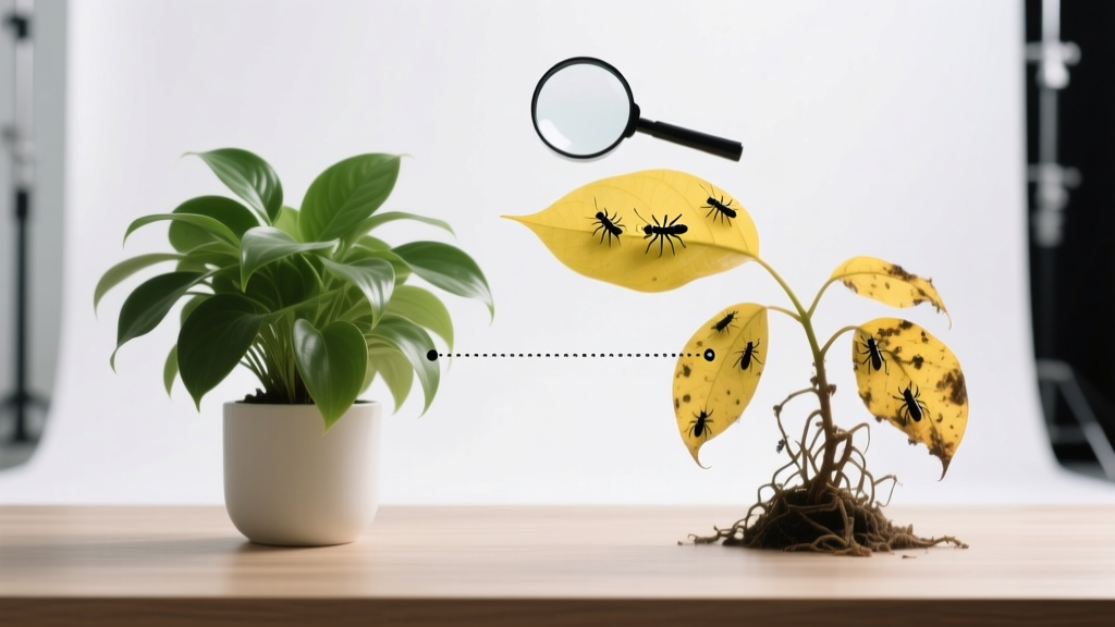 How to Prevent Insects on Indoor Plants with Yellow Leaves: 7 Science-Backed Steps That Fix Both Problems at Once (Not Just One!) — Because Spraying Pesticides Alone Makes It Worse