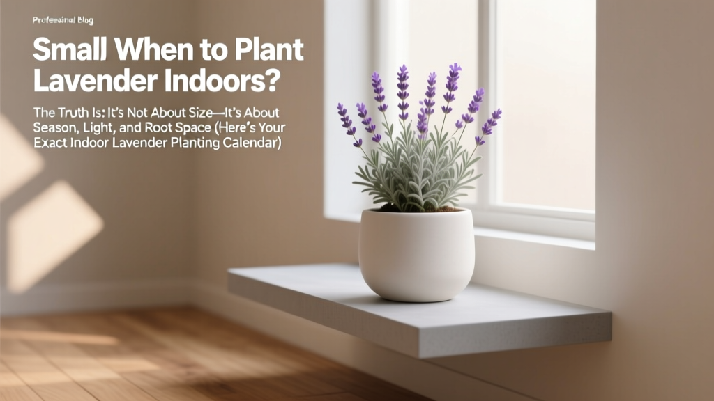 Small When to Plant Lavender Indoors? The Truth Is: It’s Not About Size—It’s About Season, Light, and Root Space (Here’s Your Exact Indoor Lavender Planting Calendar)
