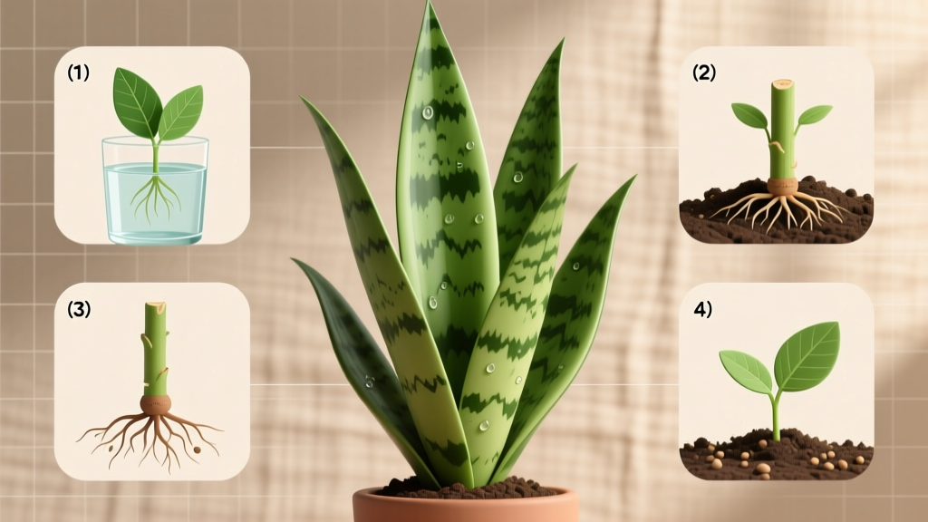 How Snake Plant Propagate: The 4 Foolproof Methods That Actually Work (No Root Rot, No Failed Cuttings — Just Thriving New Plants in 3–6 Weeks)