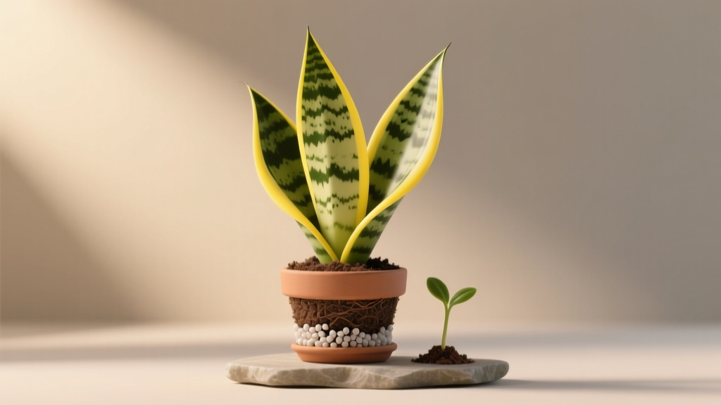 Stop Losing Your Variegated Snake Plant’s Yellow Rim: The Exact Soil Mix + Propagation Protocol That Saves Striped Leaves (Step-by-Step for Beginners)