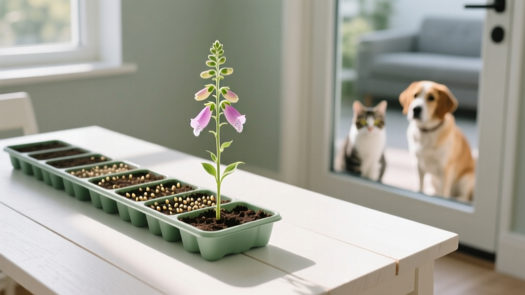 Pet Friendly Foxglove? How to Plant Foxglove Seeds Indoors Safely—Without Risking Your Dog or Cat (A Step-by-Step, Vet-Reviewed Guide)