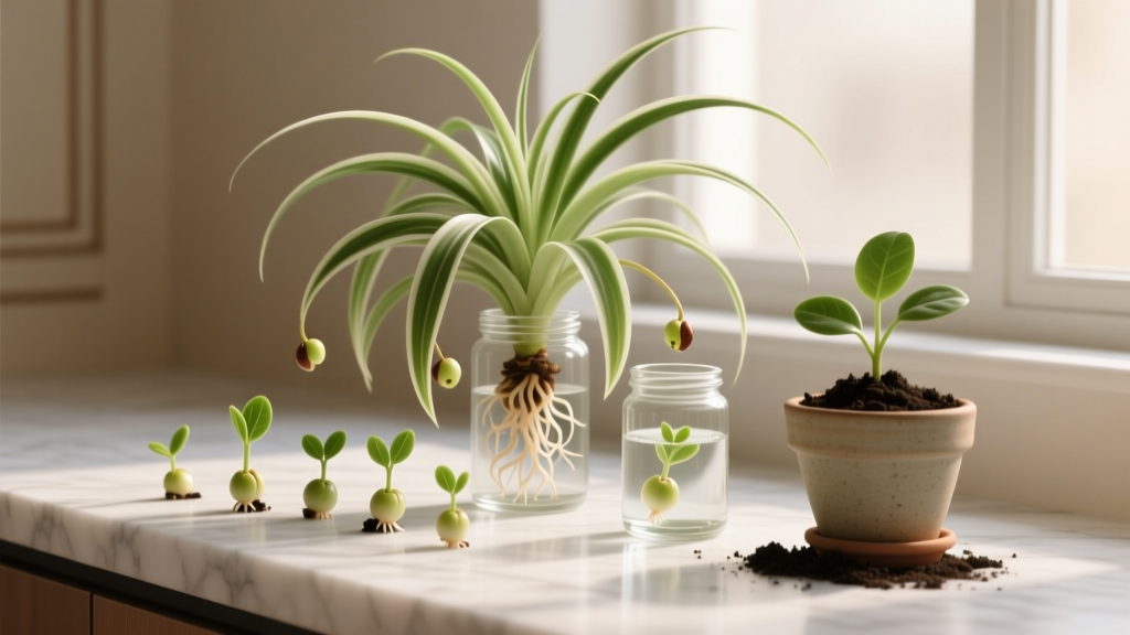 Stop Losing Spider Plant Babies in Water: The Exact Soil Propagation Method That Works Every Time (Even for Beginners with Tiny Offsets)