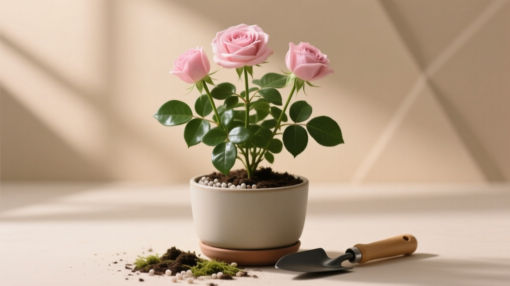 How to Plant an Indoor Rose Bush in a Pot Soil Mix: The 5-Step Mistake-Proof Method That Prevents Root Rot, Yellow Leaves, and Early Death (Even for Beginners)