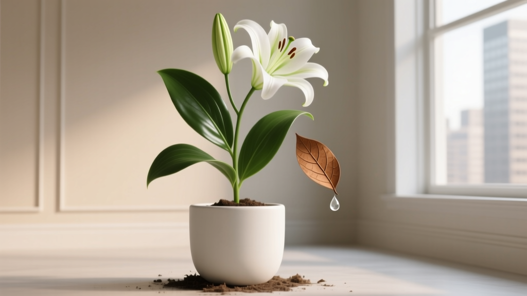 How to Look After an Indoor Lily Plant Dropping Leaves: 7 Science-Backed Fixes That Stop Leaf Drop in 3–10 Days (Not Just 'Water Less' or 'Move It')