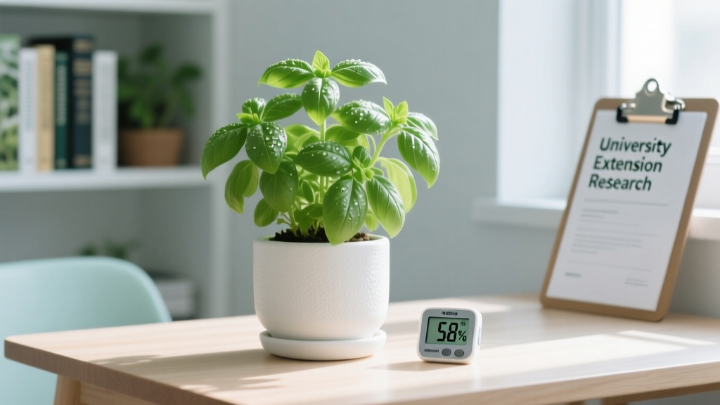 How to Water Basil Plant Indoors in Bright Light: The 5-Minute Moisture Check System That Prevents Wilting, Root Rot, AND Leggy Growth (Backed by University Extension Research)