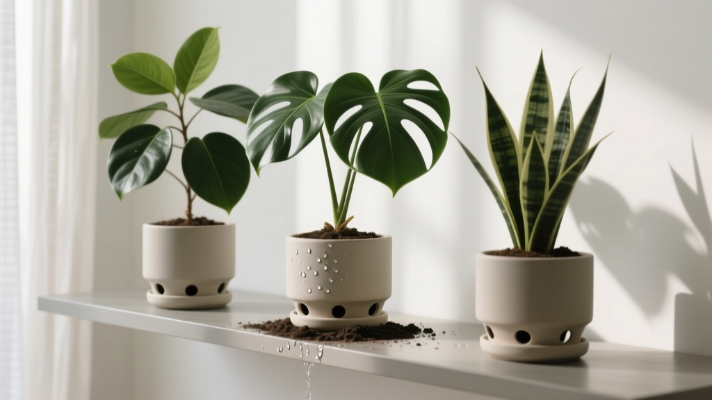 How to Provide Drainage for Indoor Potted Plants Not Growing: 7 Science-Backed Fixes That Stop Root Rot Before It Kills Your Fiddle Leaf Fig, Monstera, or ZZ Plant (Most People Skip #4)