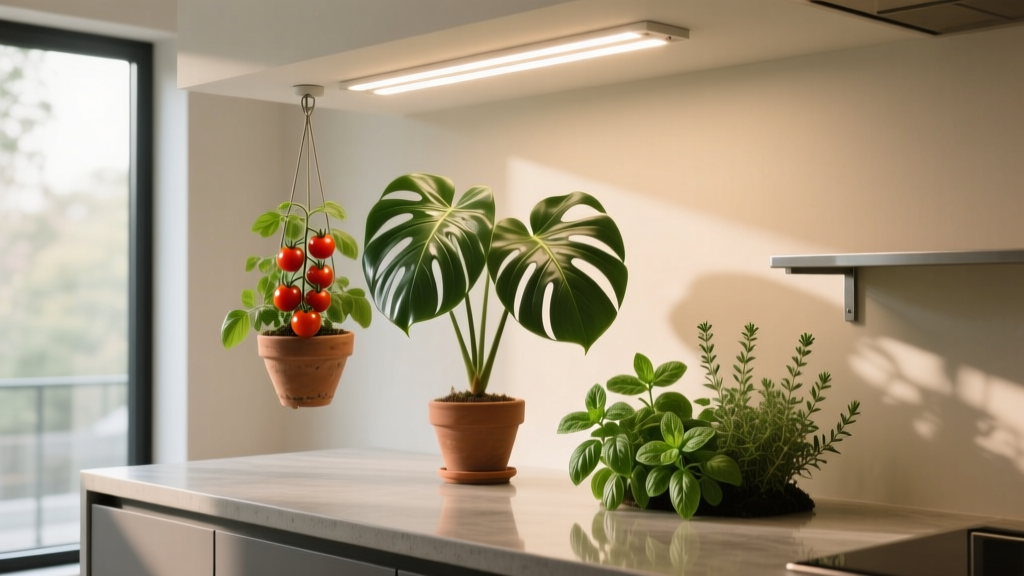 Large Indoor Plant Lighting Explained: The Exact Light Type You Need (Not What Most Growers Guess)—Plus Wattage, Spectrum & Placement Rules That Actually Work for Tomatoes, Monstera & Herbs