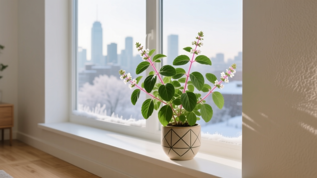How to Grow a Large, Thriving Tulsi Plant Indoors in Winter: 7 Non-Negotiable Steps That Actually Work (Even With Short Days & Dry Heat)