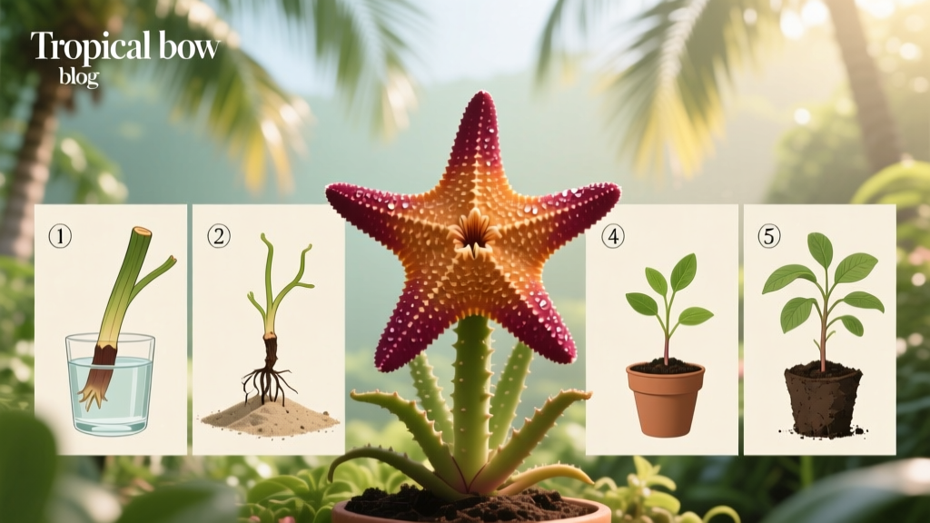 Tropical How to Propagate Starfish Plant: 5 Foolproof Methods (No Root Rot, No Guesswork — Just Thriving Offspring in 12 Days)