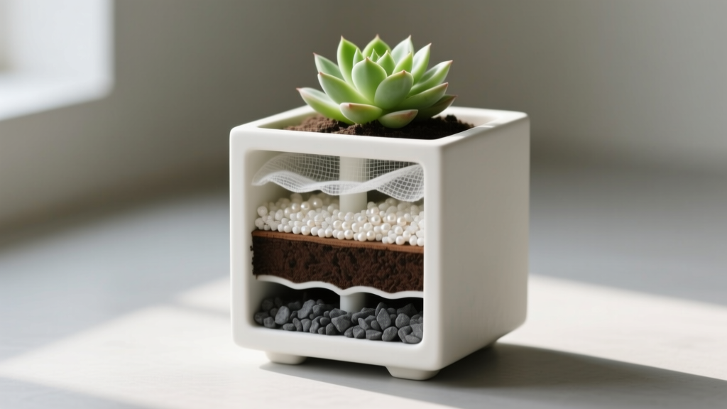 What to Put in Bottom of Indoor Planter: The 5-Layer Drainage System That Stops Root Rot Before It Starts (and Why Gravel Alone Is a Costly Myth)