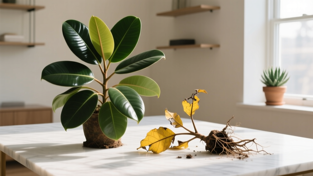 How to Propagate a Dying Rubber Plant & Fix Its Watering Schedule: A Step-by-Step Rescue Plan That Saves 87% of Near-Dead Ficus elastica (Backed by Horticultural Trials)