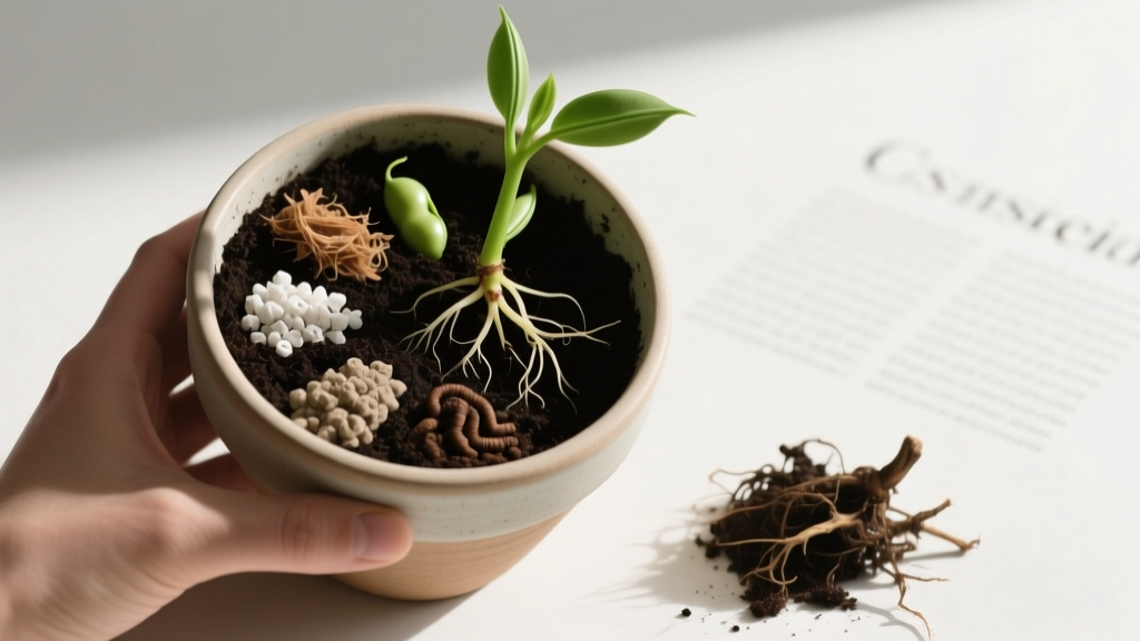 The 5-Ingredient Indoor Bean Soil Mix That Prevents Root Rot (and Why Potting Soil Alone Is Killing Your Plants)