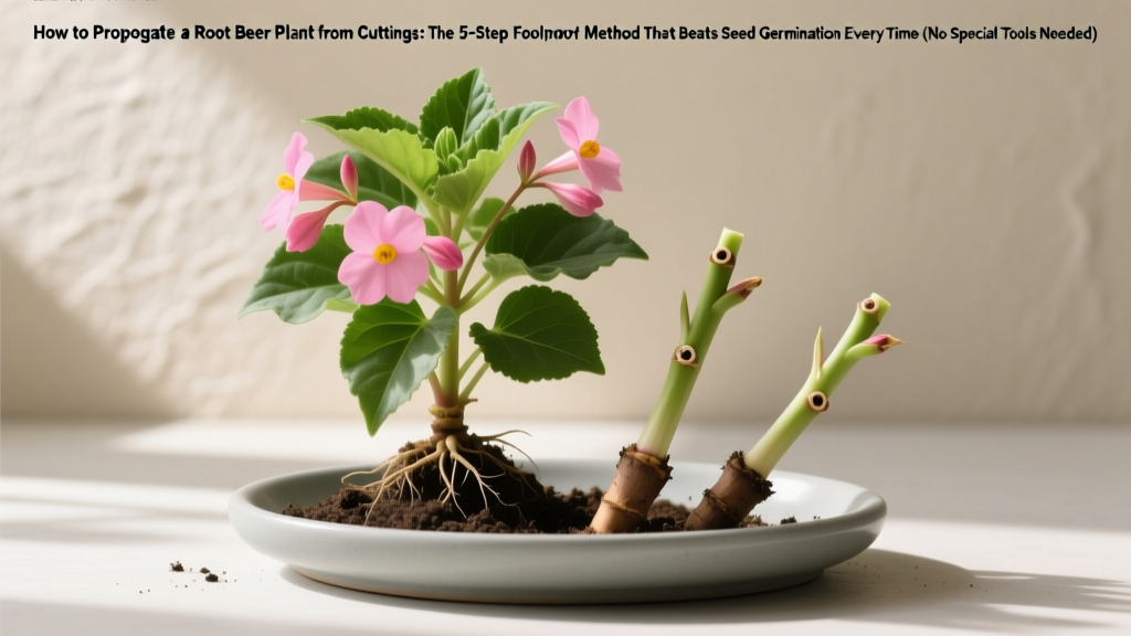 How to Propagate a Root Beer Plant from Cuttings: The 5-Step Foolproof Method That Beats Seed Germination Every Time (No Special Tools Needed)
