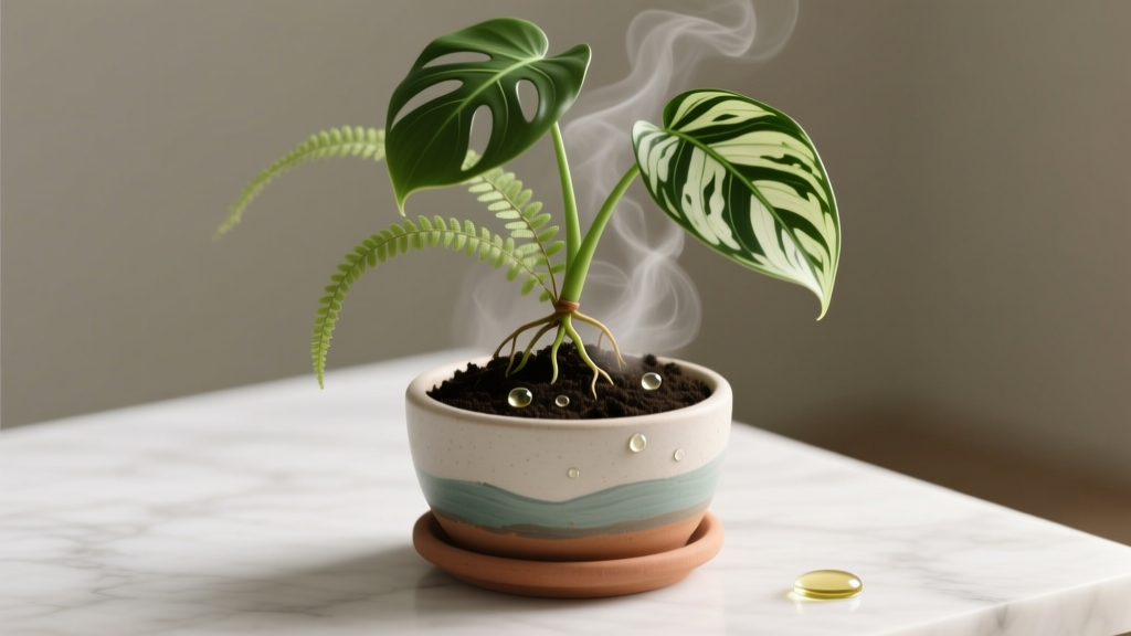What Essential Oils Are Good for Indoor Plants Repotting Guide: 7 Science-Backed Oils That Boost Root Recovery, Deter Pests, and Reduce Transplant Shock — Without Harming Your Ferns, Monstera, or Calathea