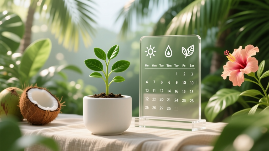 Tropical When to Plant Garden Seeds Indoors: The Exact 6-Week Countdown Calendar (No More Leggy Seedlings or Frost Panic!)