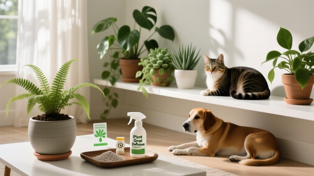 Pet Friendly How to Get Rid of Plant Gnats Fast Indoor Plants: 7 Vet-Approved, Non-Toxic Tactics That Work in 48 Hours (No Pesticides, No Stress for Your Dog or Cat)