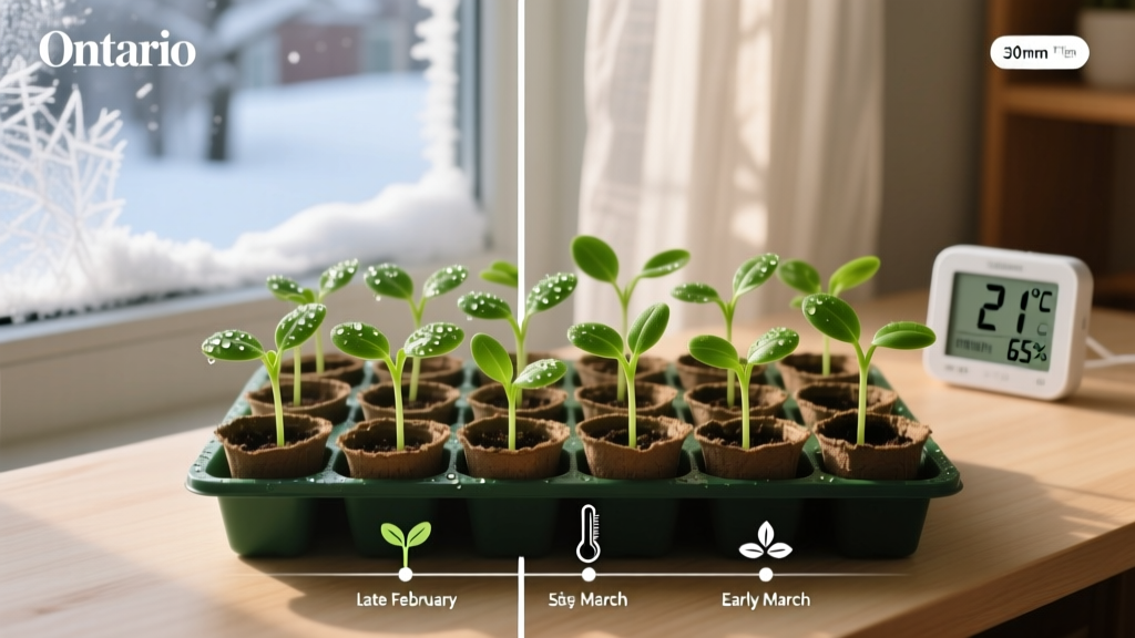 Why Your Indoor Seedlings Are Dropping Leaves in Ontario — The Exact Timing, Temperature & Humidity Fixes You’re Missing (Plus When to Start Seeds Indoors Based on Your Zone)