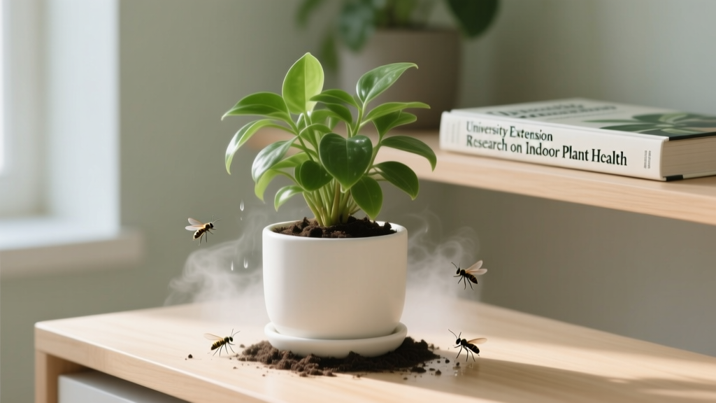 Why does my indoor plant have little flies not growing? Here’s the 5-Minute Diagnosis & Fix That Stops Fungus Gnats AND Revives Stalled Growth—No Repotting Required (Backed by University Extension Research)