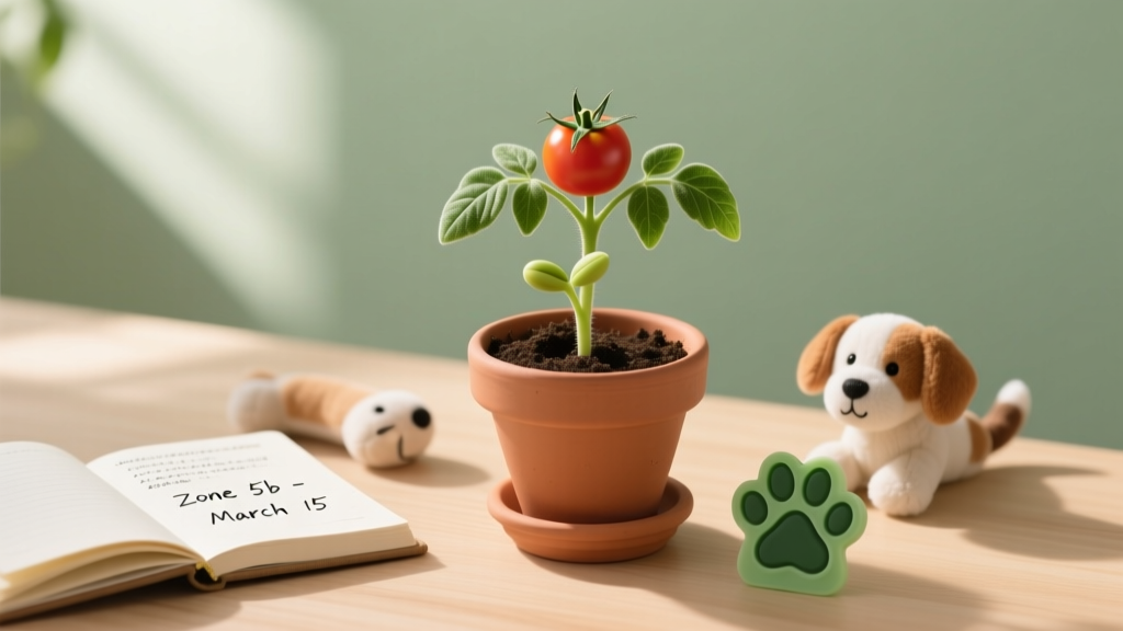 Pet Friendly Tomato Start Guide for Zone 5b: When to Plant Seeds Indoors (Without Risking Your Dog’s Paws or Cat’s Curiosity — Plus Exact Dates, Safe Soil Swaps & Vet-Approved Tips)