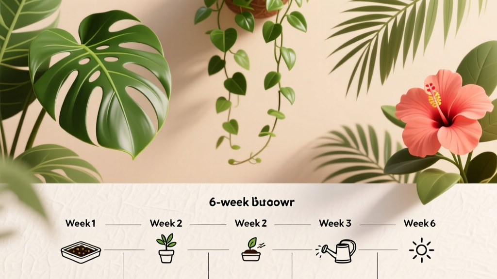 Tropical When Should I Plant Seeds Indoors? The Exact 6-Week Countdown Calendar (No More Leggy Seedlings or Missed Blooms)