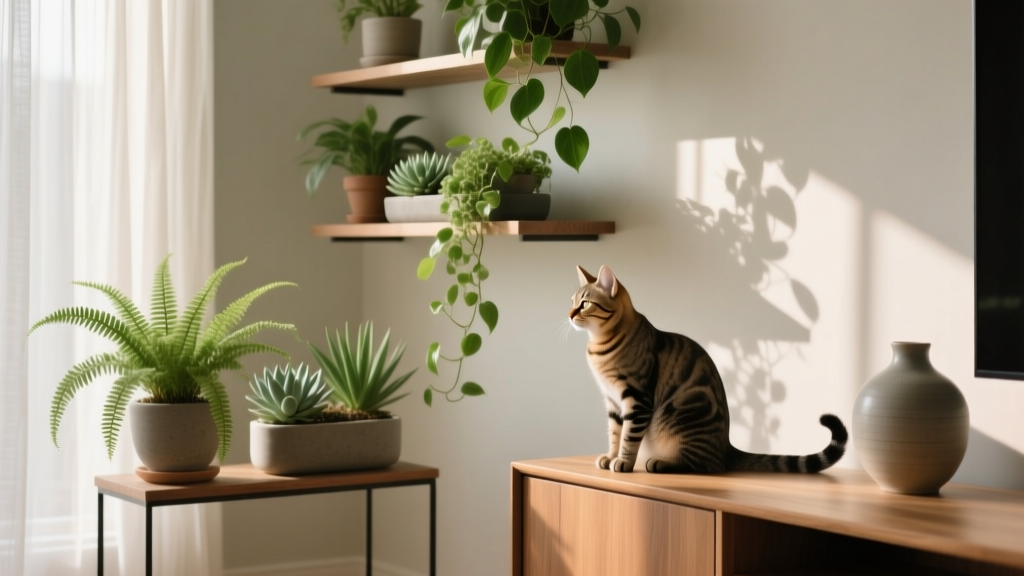 7 Easy-Care, Vet-Approved Ways to Deter Cats from Indoor Plants — No Toxic Sprays, No Stress, Just Peaceful Coexistence (Backed by Feline Behavior Science)