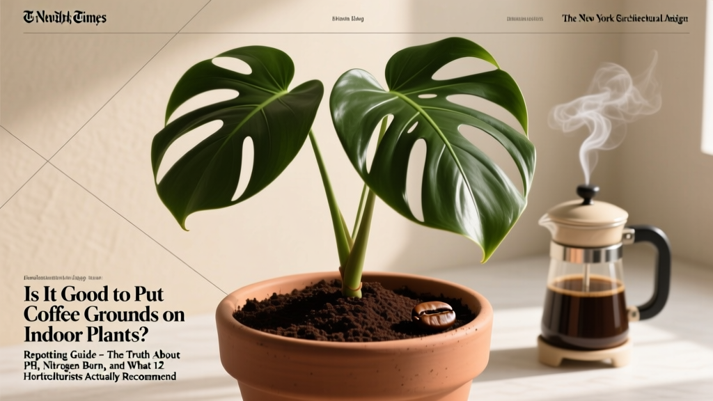 Is It Good to Put Coffee Grounds on Indoor Plants Repotting Guide? The Truth About pH, Nitrogen Burn, and What 12 Horticulturists *Actually* Recommend Before You Dump That French Press Residue Into Your Monstera’s Soil